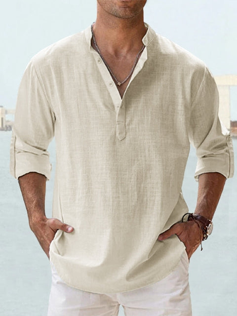 Comfortable Mens Casual Shirt - Loose Fit - Lightweight Style