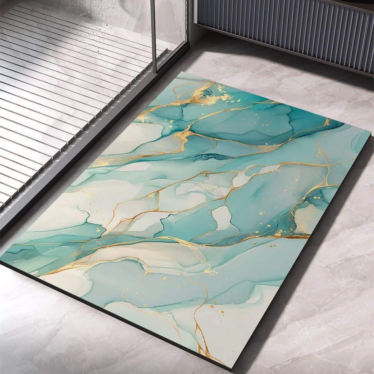 Waterproof Pebble Bathroom Mat | Slip Resistant Design - VogeLuxe