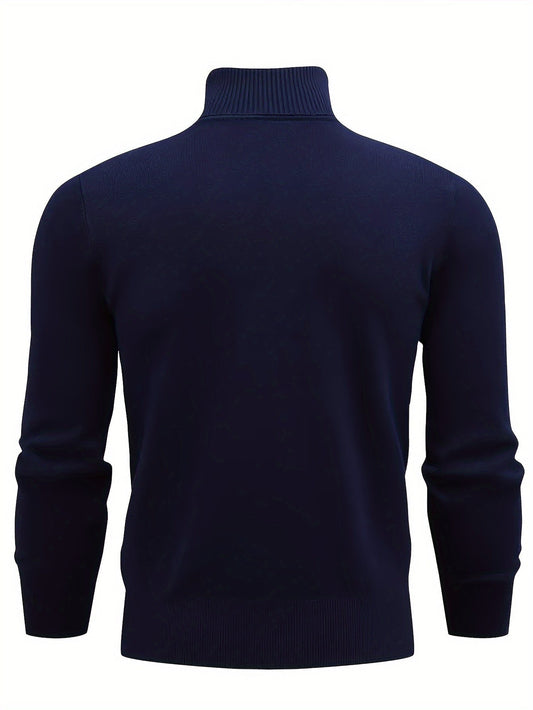 Classic Warm Crew Neck Winter Sweater - VogeLuxe