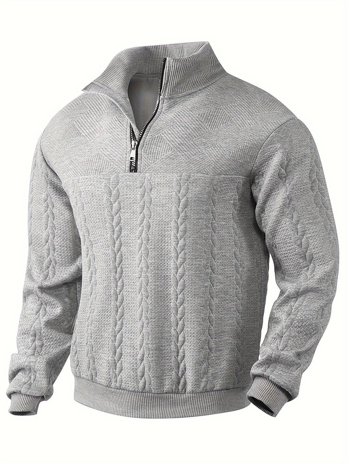 Men's Warm Crew Neck Winter Sweater