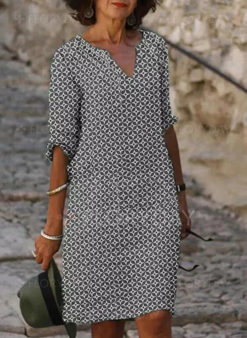 Classy Knee Length Women's Dress