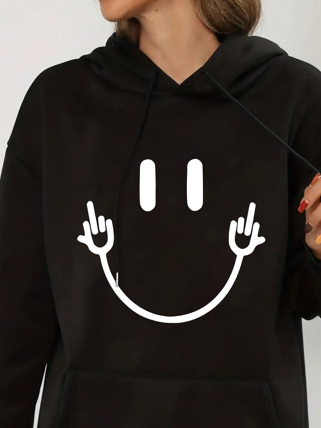 Cozy Women's Winter Hoodie with Fun Design and Pockets - VogeLuxe