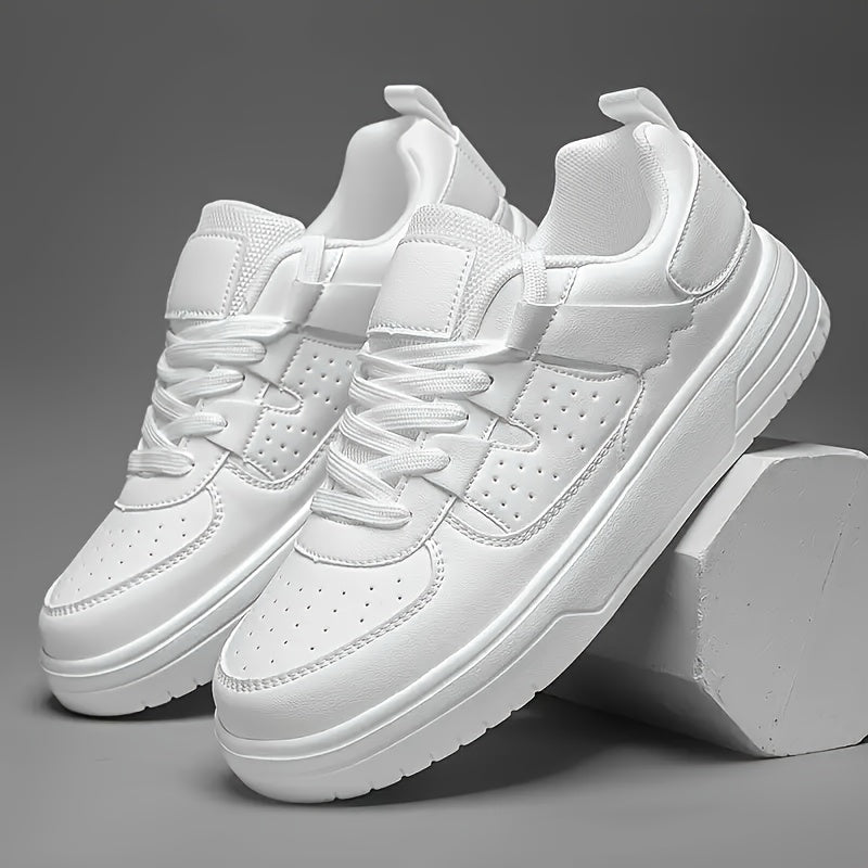 Comfortable Breathable Mens Sneakers Solid Colors - VogeLuxe