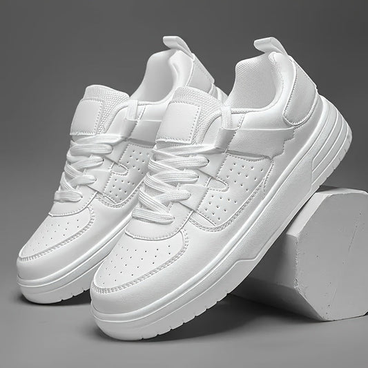 Comfortable Breathable Mens Sneakers Solid Colors - VogeLuxe