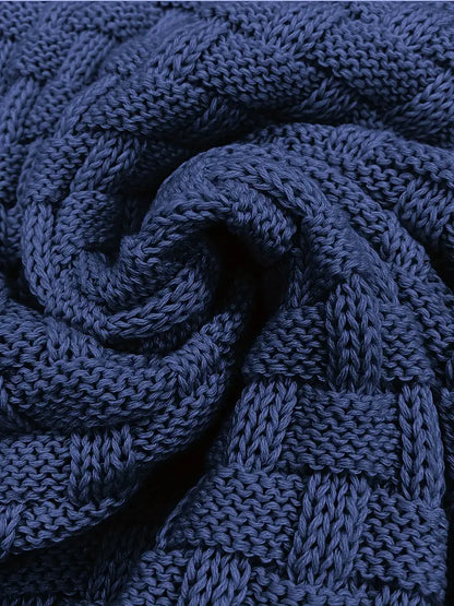 VogeLuxe | Men’s Shawl Collar Textured Knit Pullover Sweater