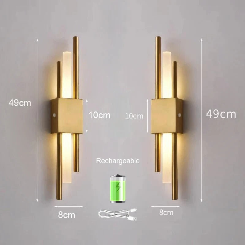 Bright Cordless LED Home Sconce