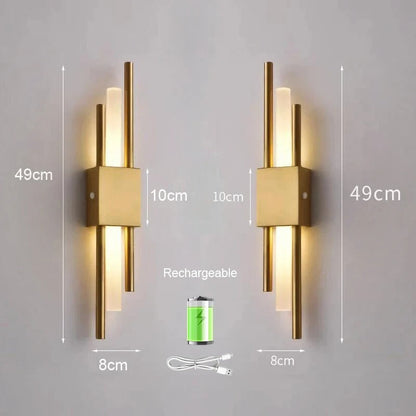 Bright Cordless LED Home Sconce