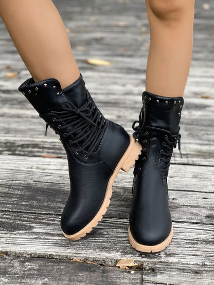 Classic Low Block Heel Ankle Boots