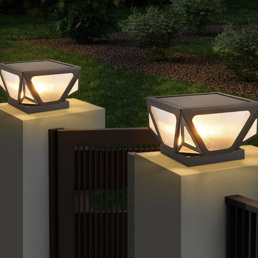 Bright Solar Powered Outdoor Lamp - BritishElegance