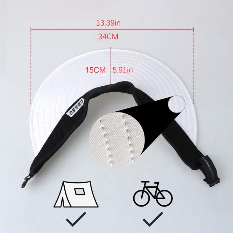 VogeLuxe | Women’s Foldable Wide Brim Sun Visor Hat