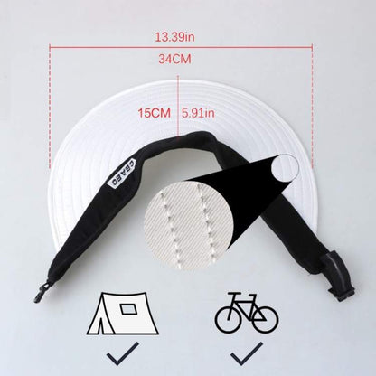 VogeLuxe | Women’s Foldable Wide Brim Sun Visor Hat