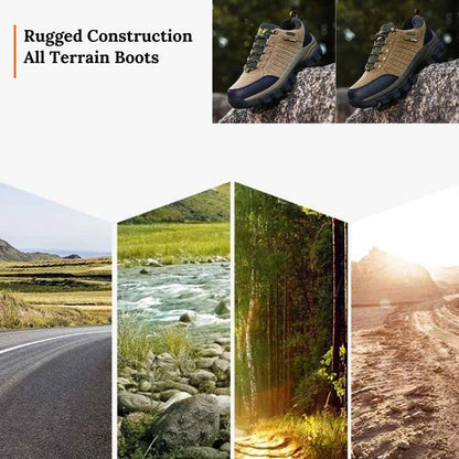 VogeLuxe | Men’s Rugged Low Cut Outdoor Hiking Shoes