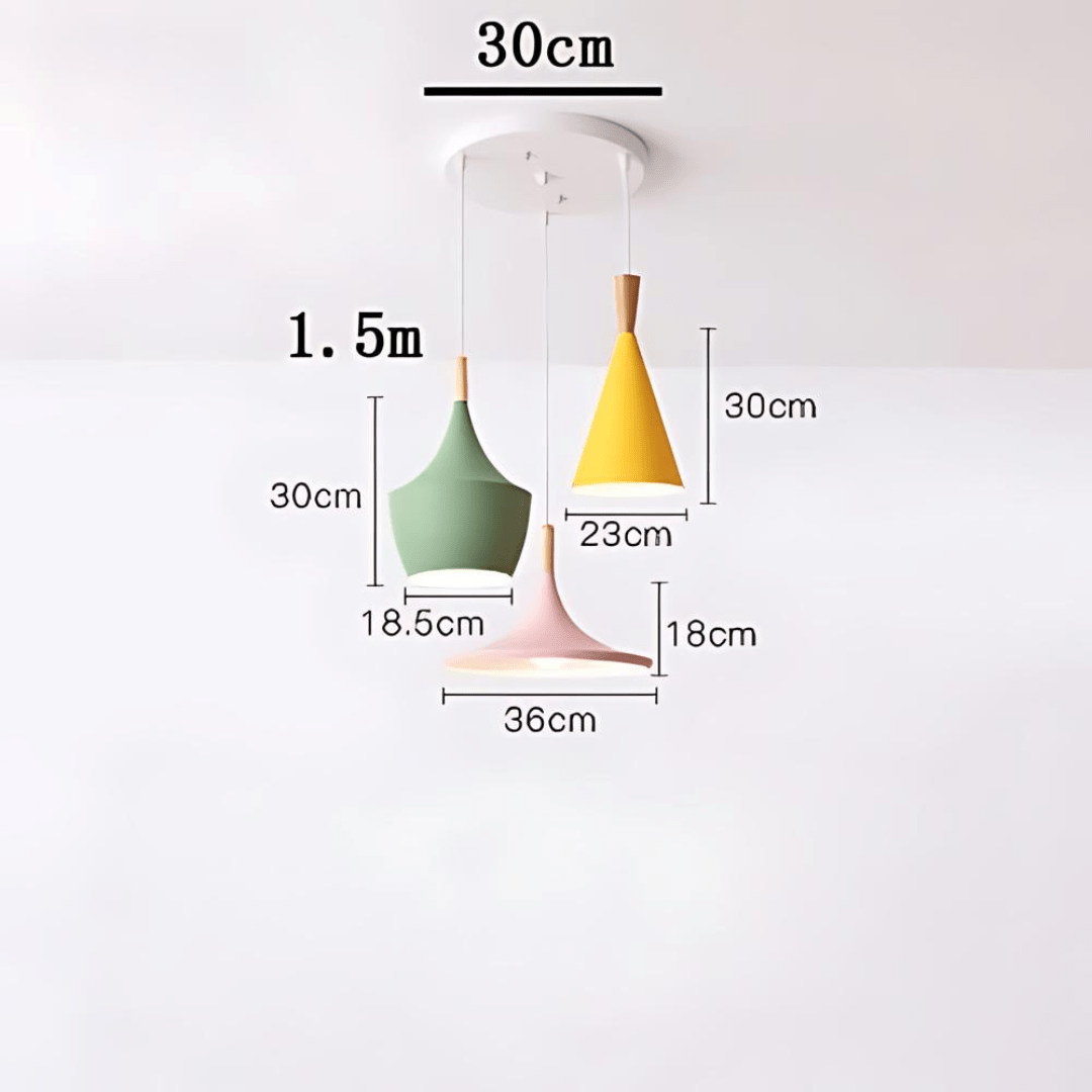 Stylish Hanging Light Fixtures Set