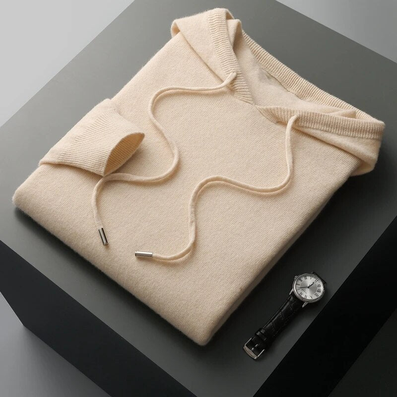 Relaxed Fit Men's Hooded Sweatshirt Pullover