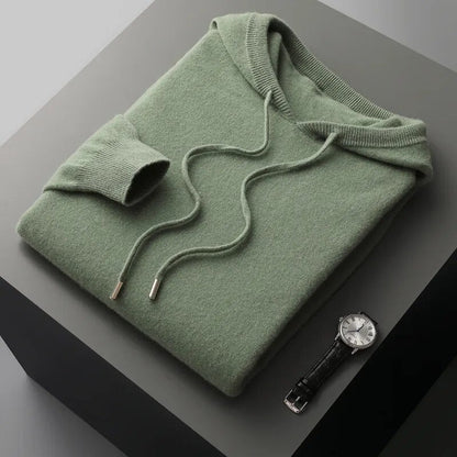 Relaxed Fit Men's Hooded Sweatshirt Pullover