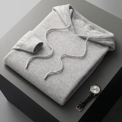 Relaxed Fit Men's Hooded Sweatshirt Pullover