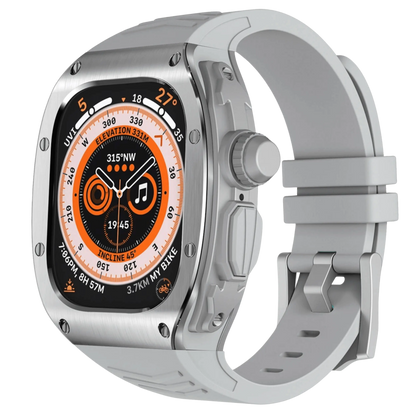 Durable Metal Case and Soft Strap for Apple Watch Ultra