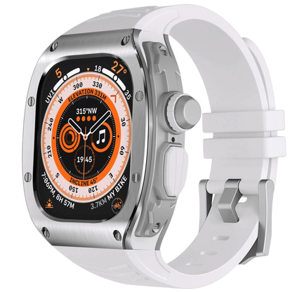 Durable Metal Case and Soft Strap for Apple Watch Ultra