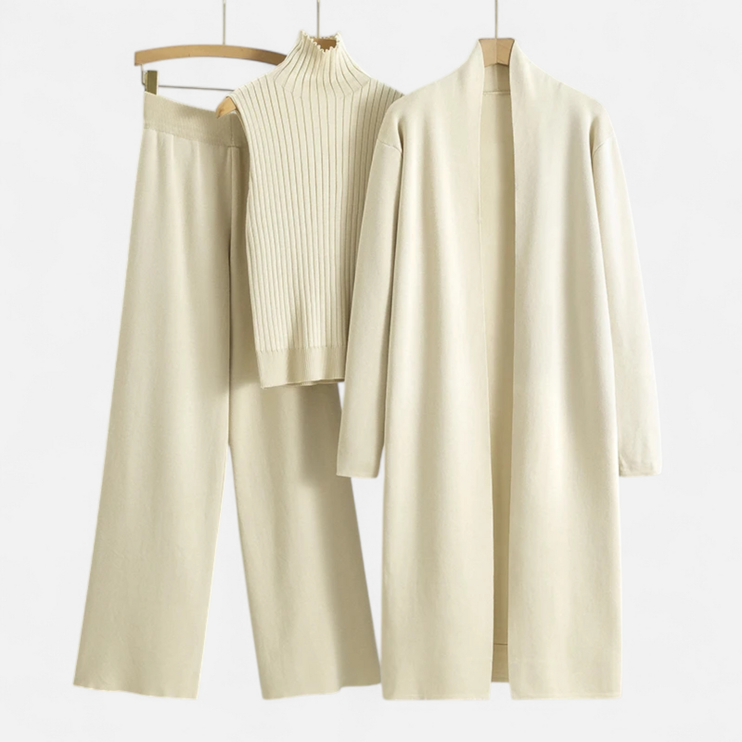 Cozy Women's 3-Piece Sweater Set