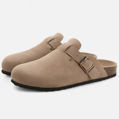 Luxury Suede Mens Slip On Mules