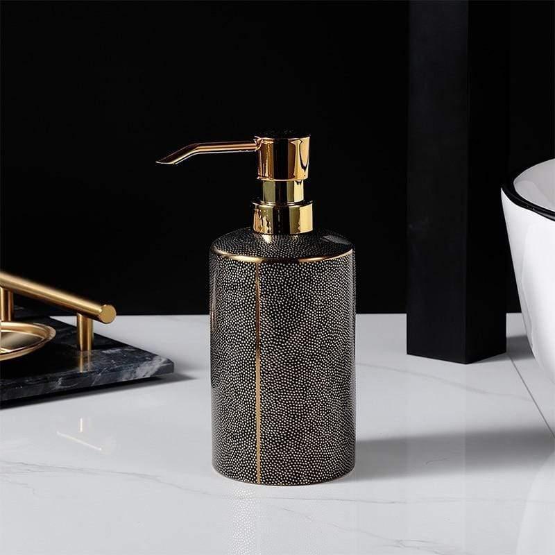 Elegant White Ceramic Bathroom Set