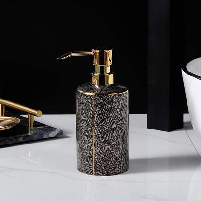Elegant White Ceramic Bathroom Set