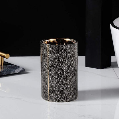 Elegant White Ceramic Bathroom Set