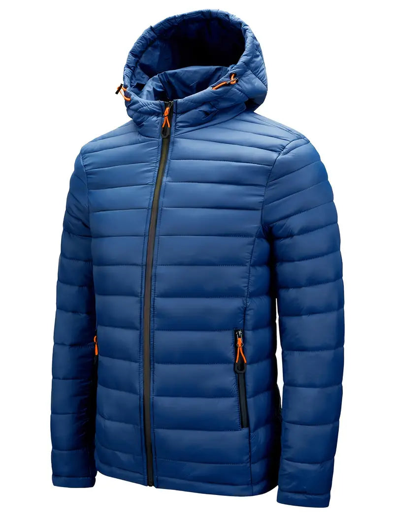 VogeLuxe | Women’s Hooded Quilted Full Zip Puffer Jacket