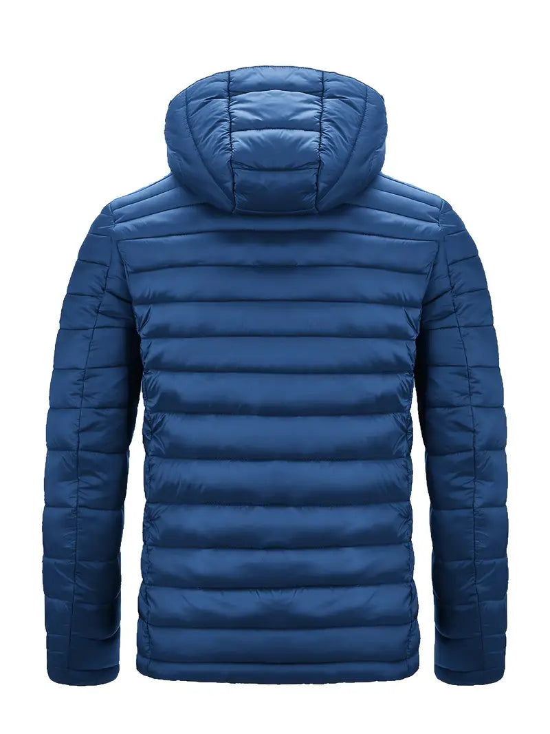 VogeLuxe | Women’s Hooded Quilted Full Zip Puffer Jacket