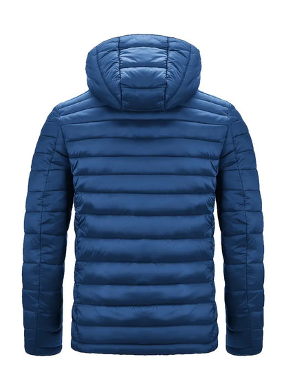 VogeLuxe | Women’s Hooded Quilted Full Zip Puffer Jacket