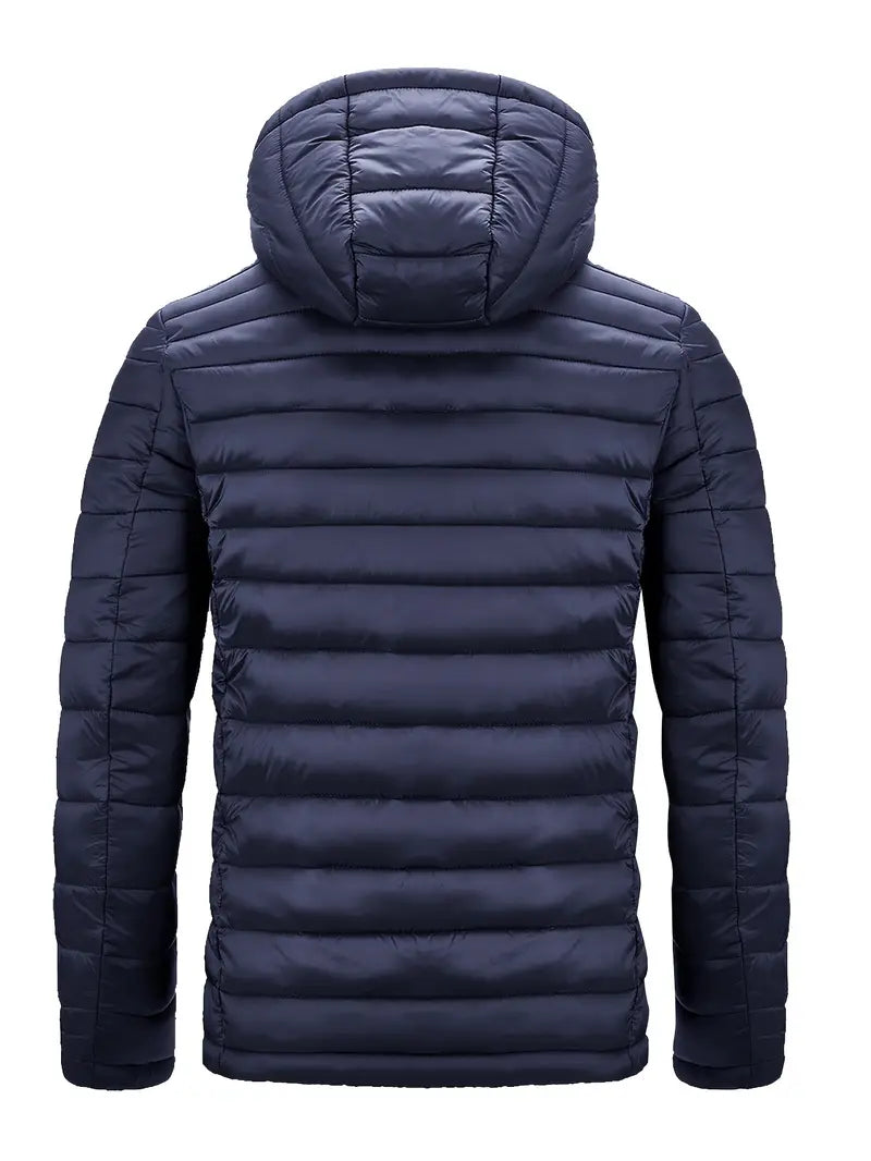 VogeLuxe | Women’s Hooded Quilted Full Zip Puffer Jacket