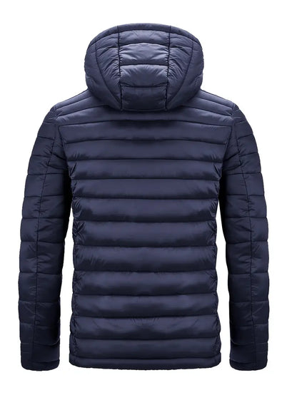 VogeLuxe | Women’s Hooded Quilted Full Zip Puffer Jacket