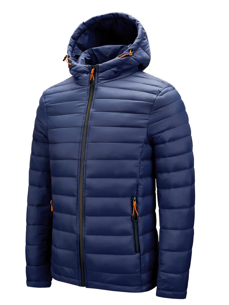 VogeLuxe | Women’s Hooded Quilted Full Zip Puffer Jacket