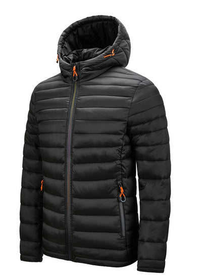 VogeLuxe | Women’s Hooded Quilted Full Zip Puffer Jacket