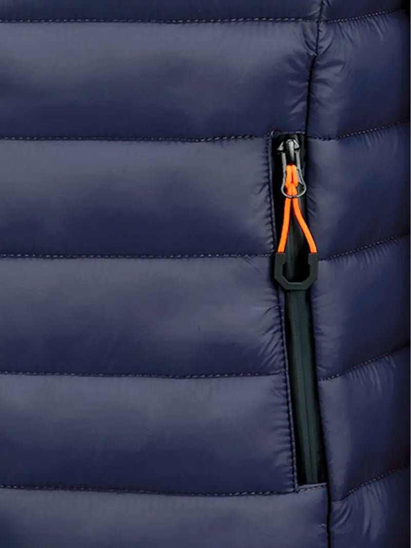 VogeLuxe | Women’s Hooded Quilted Full Zip Puffer Jacket