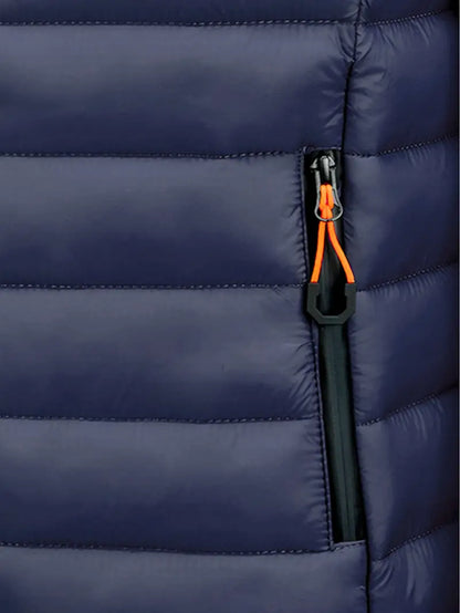 VogeLuxe | Women’s Hooded Quilted Full Zip Puffer Jacket