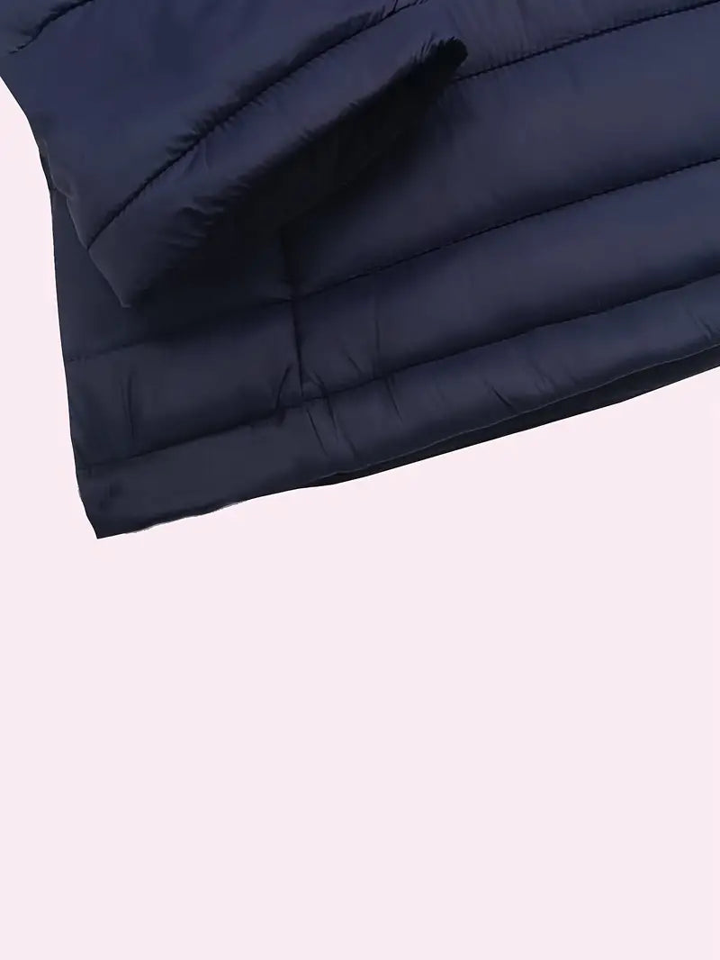 VogeLuxe | Women’s Hooded Quilted Full Zip Puffer Jacket
