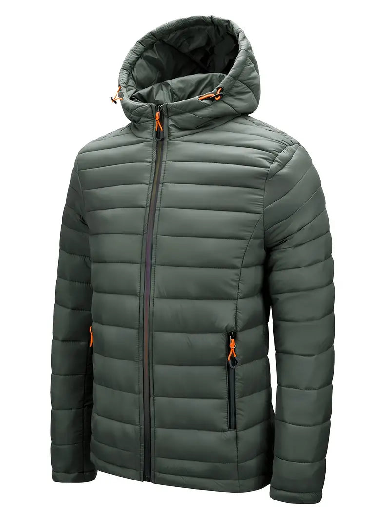 VogeLuxe | Women’s Hooded Quilted Full Zip Puffer Jacket