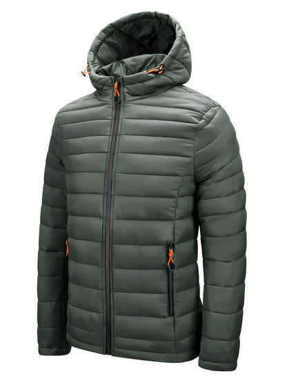 VogeLuxe | Women’s Hooded Quilted Full Zip Puffer Jacket