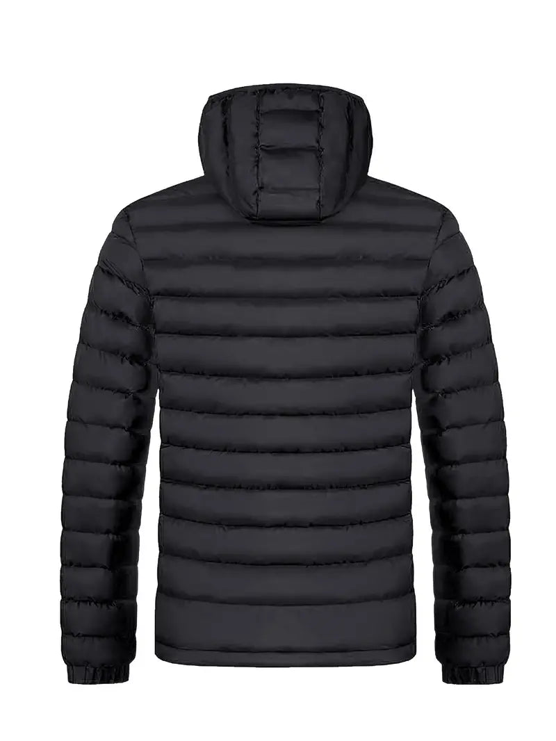 VogeLuxe | Women’s Hooded Quilted Full Zip Puffer Jacket
