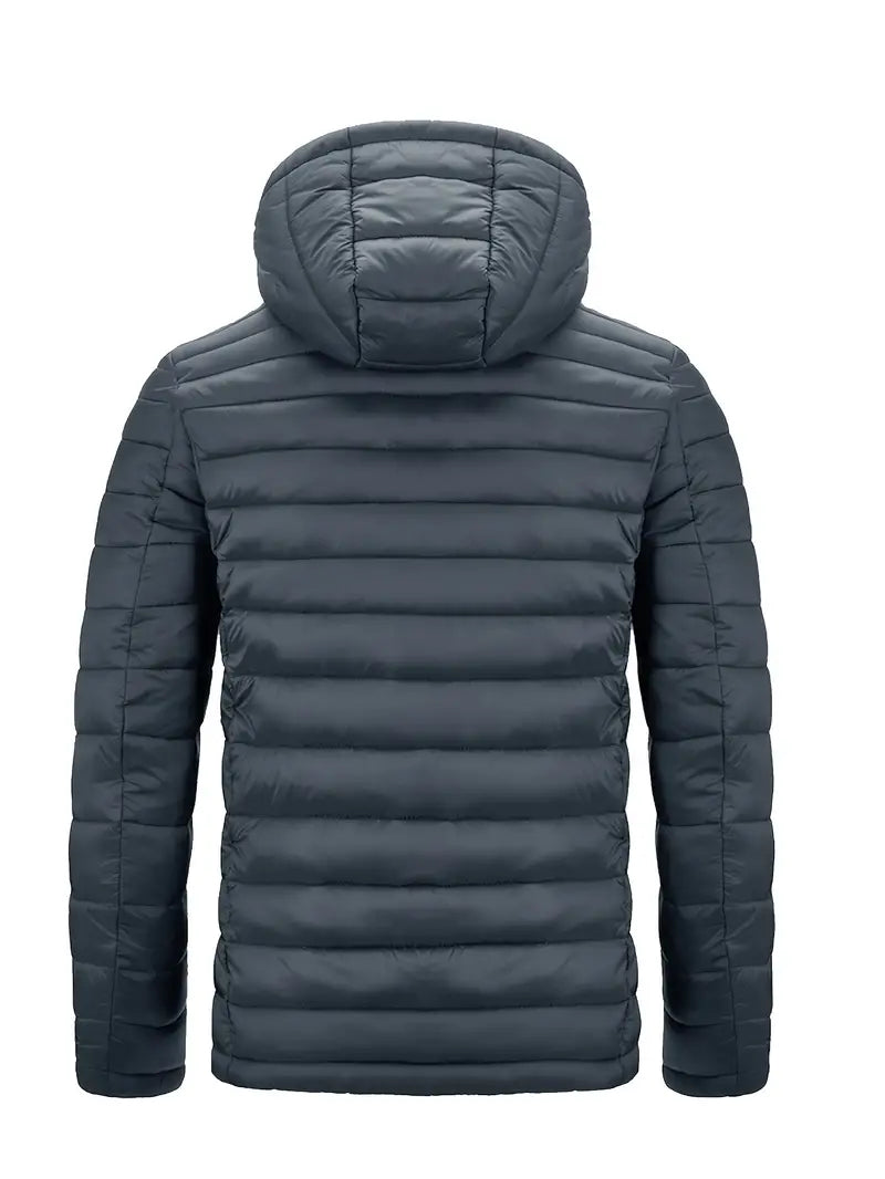 VogeLuxe | Women’s Hooded Quilted Full Zip Puffer Jacket