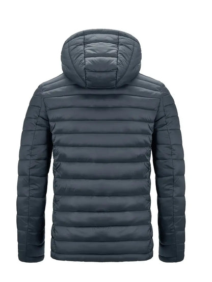 VogeLuxe | Women’s Hooded Quilted Full Zip Puffer Jacket