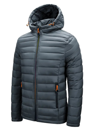 VogeLuxe | Women’s Hooded Quilted Full Zip Puffer Jacket