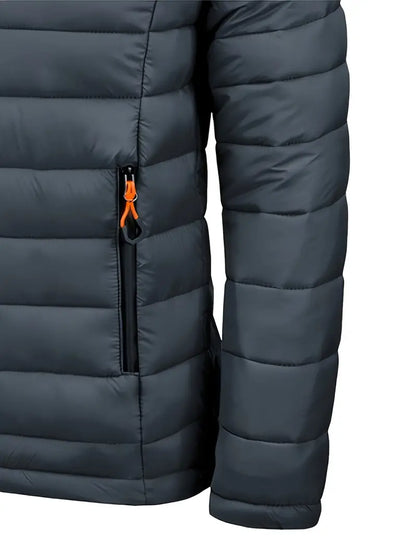VogeLuxe | Women’s Hooded Quilted Full Zip Puffer Jacket