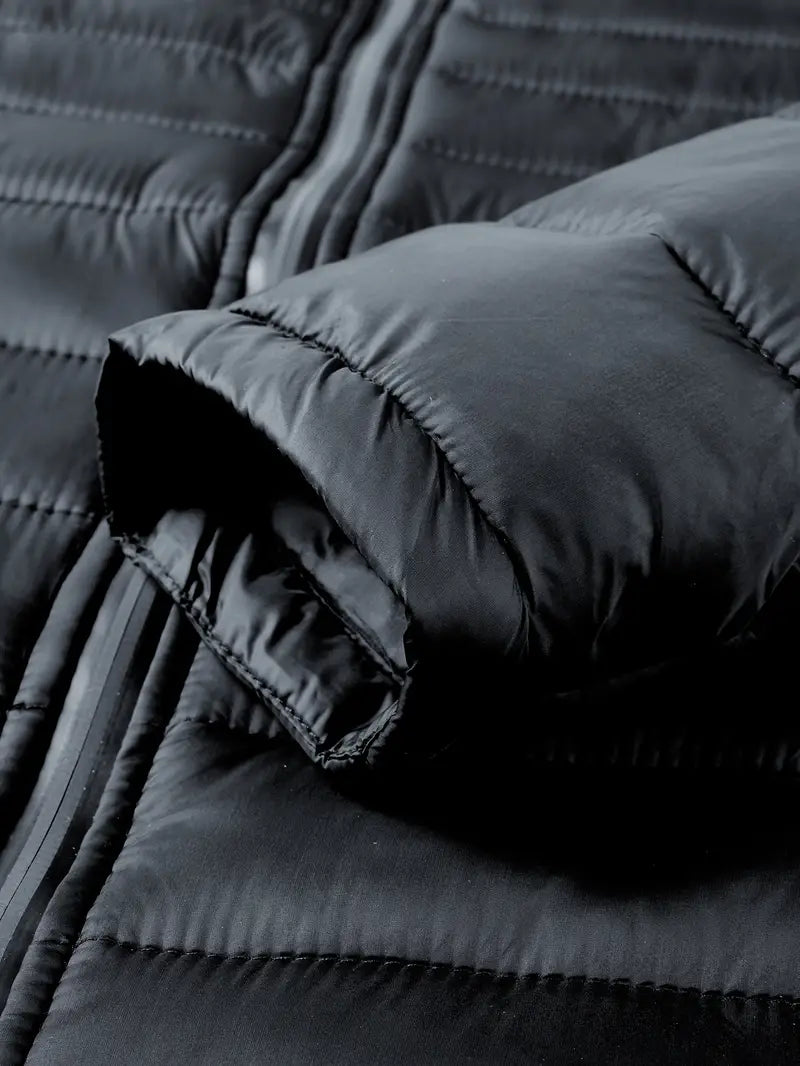 VogeLuxe | Women’s Hooded Quilted Full Zip Puffer Jacket