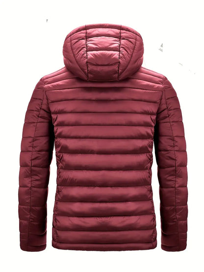 VogeLuxe | Women’s Hooded Quilted Full Zip Puffer Jacket