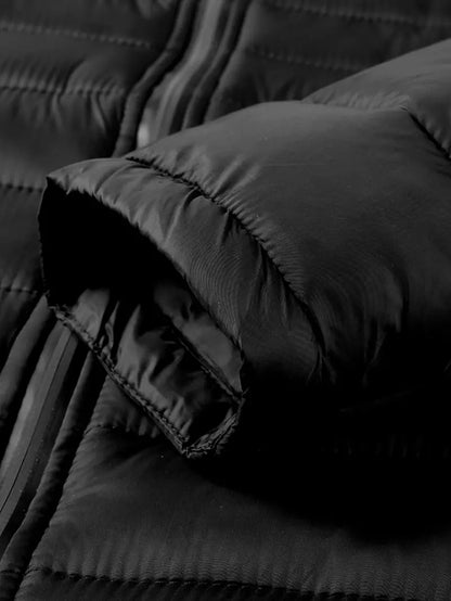 VogeLuxe | Women’s Hooded Quilted Full Zip Puffer Jacket