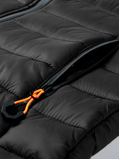VogeLuxe | Women’s Hooded Quilted Full Zip Puffer Jacket