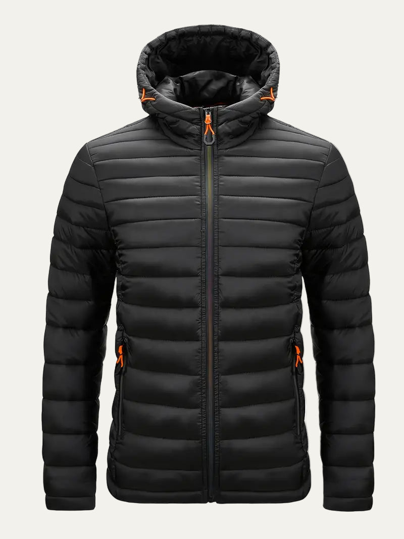 VogeLuxe | Women’s Hooded Quilted Full Zip Puffer Jacket