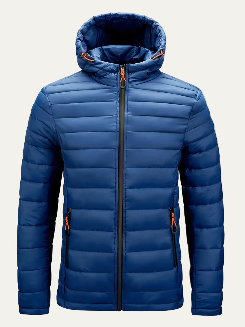 VogeLuxe | Women’s Hooded Quilted Full Zip Puffer Jacket